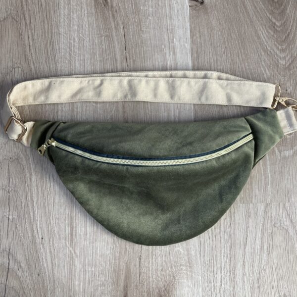 Le sac Banane en velours uni – Image 11