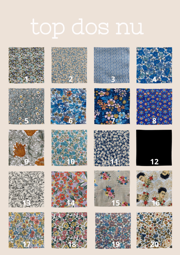 Top dos nu ajustable Bonnet C et D – Image 8