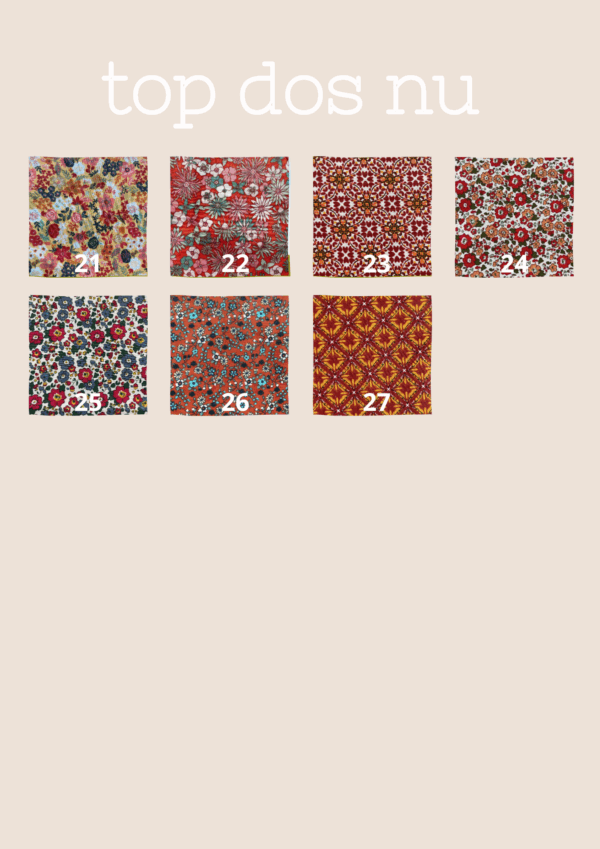 Top dos nu ajustable Bonnet C et D – Image 9