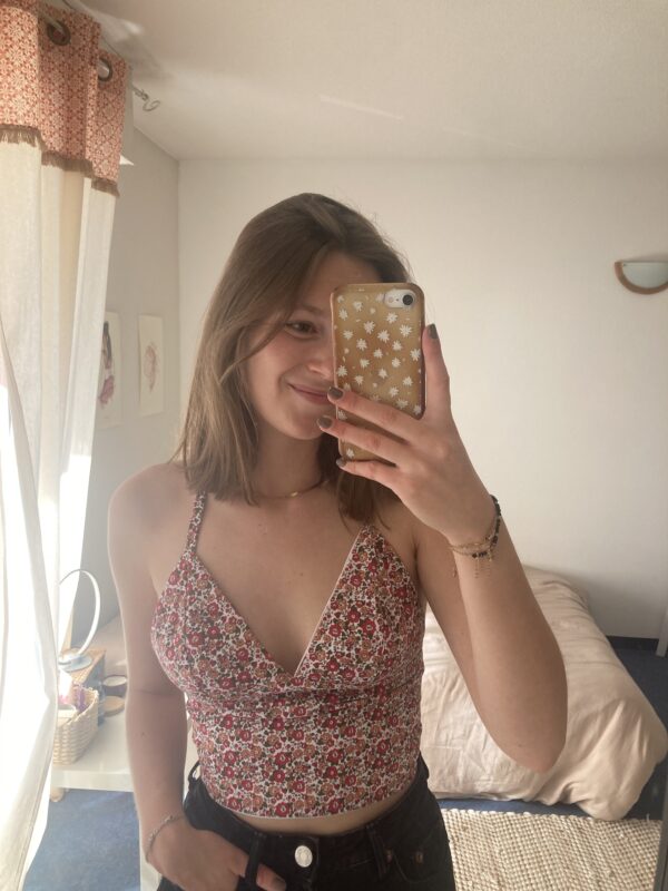 Top dos nu ajustable Bonnet A et B – Image 2
