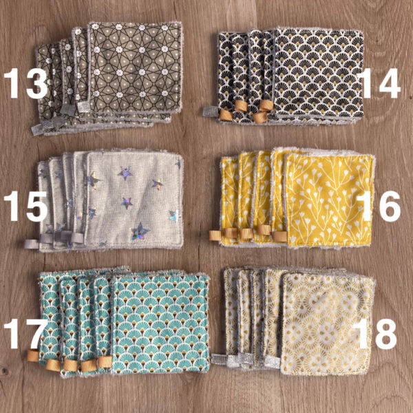 Lot de 5 lingettes lavables en bambou – Image 7