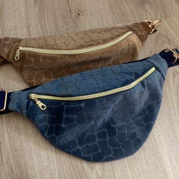 Le sac Banane effet croco